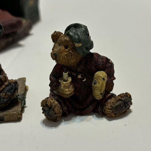 Boyds Bears Anniversary Collector's Edition Bailey's Ol' Trunk Figurines 2002 - Picture 6 of 12